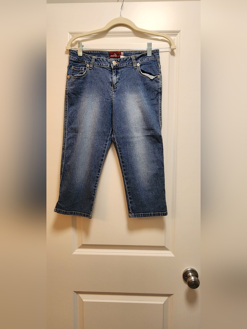 Jordache Women's Capris in Blue Denim